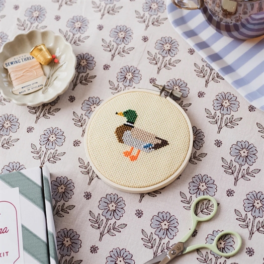 Cotton Clara Duck Cross Stitch Kit